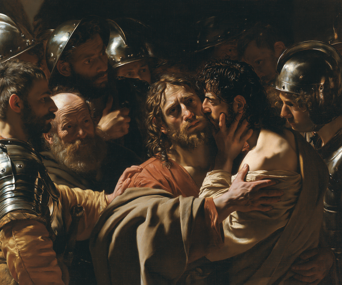 Œuvre chrétienne paysage – La Trahison de Judas – Silence sacré – Alpha Christian Art