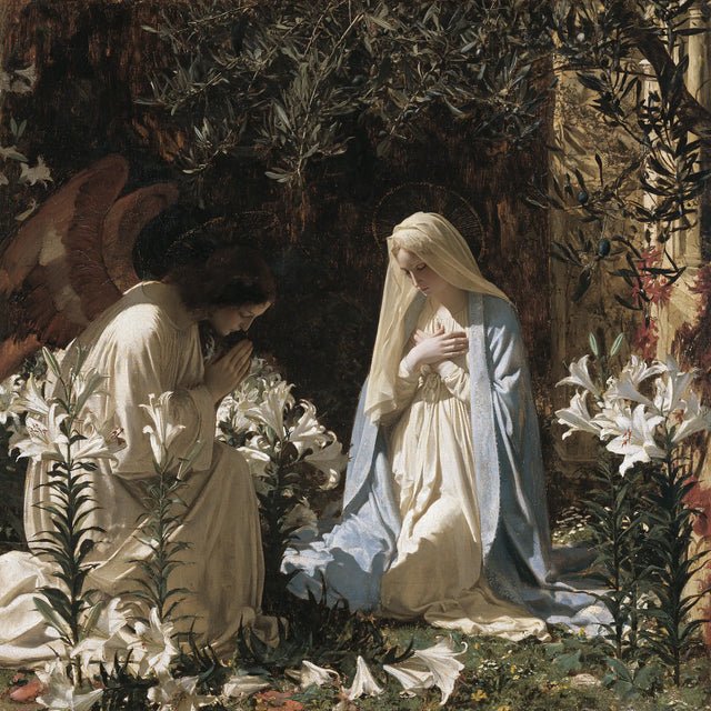 The Annunciation - The Annunciation in the Garden · Square n° 3