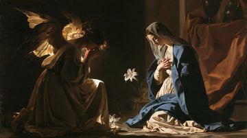 The Annunciation - Black and Gold · Landscape n° 8