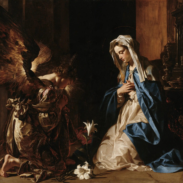 The Annunciation - Black and Gold · Square n° 1