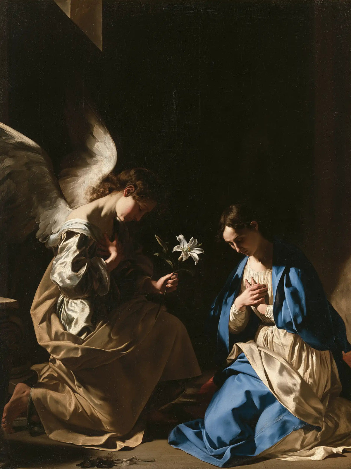 L’Annonciation — La Fleur tendue vers le manteau azur