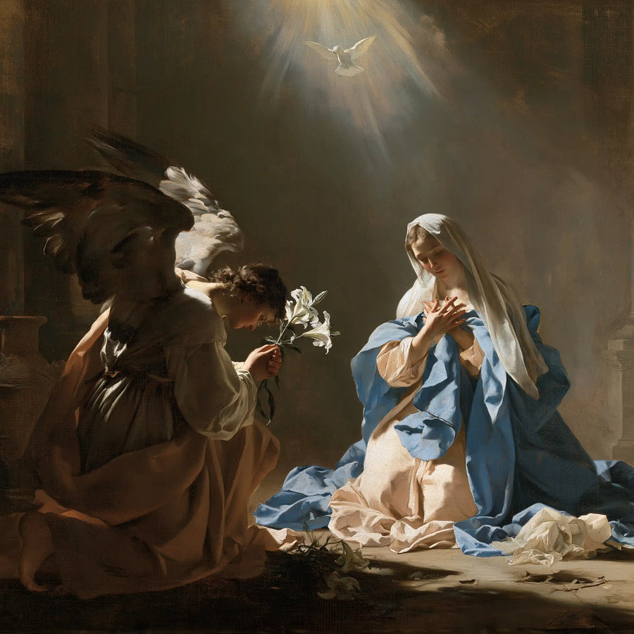 The Annunciation - The Holy Spirit · Square n° 4