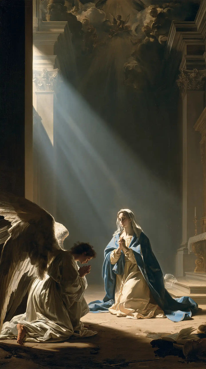 The Annunciation - Sacred Monumental View · Portrait n° 2