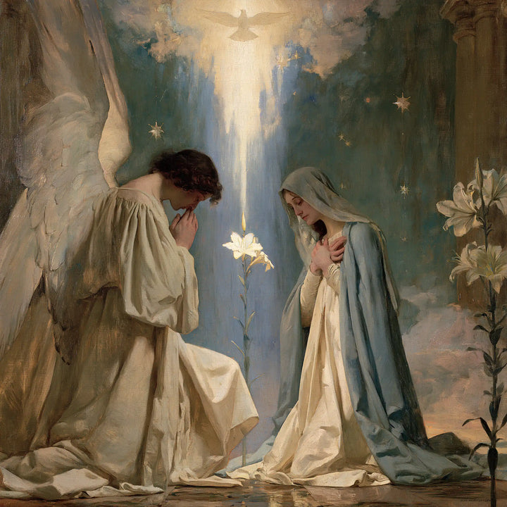 The Annunciation - Symbolist · Square n° 7