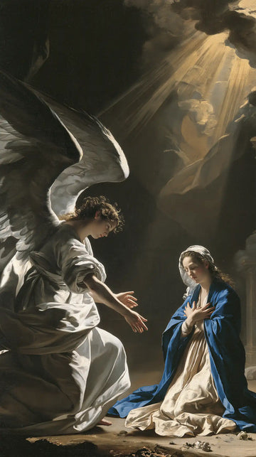 The Annunciation - Theatrical Baroque · Portrait n° 10