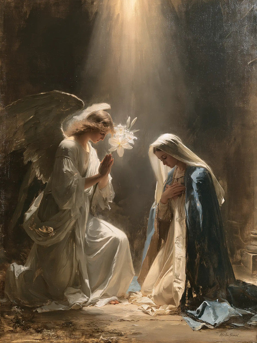 The Annunciation - The White Lily as Symbol · Portrait n° 16