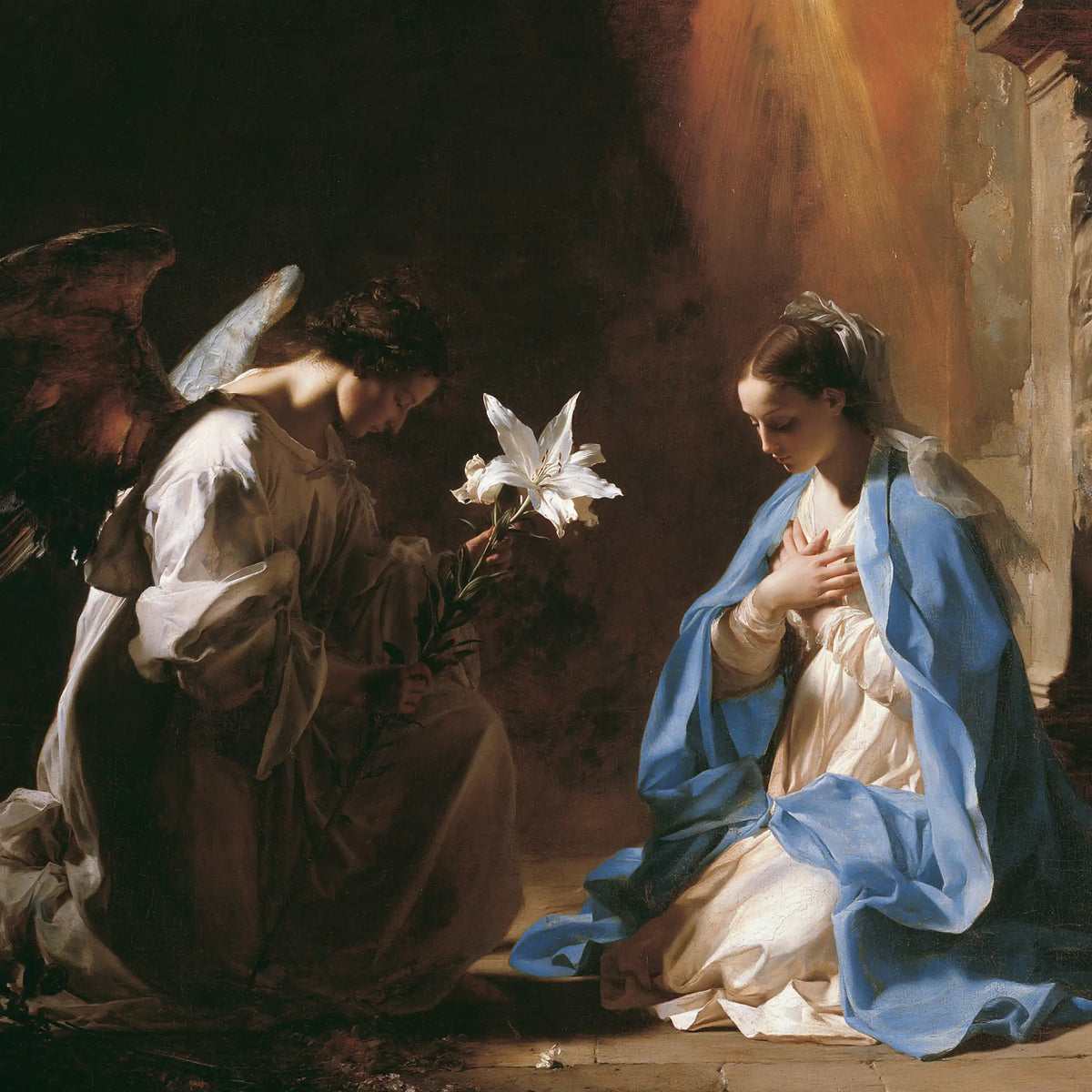 The Annunciation - The White Lily as Symbol · Square n° 7