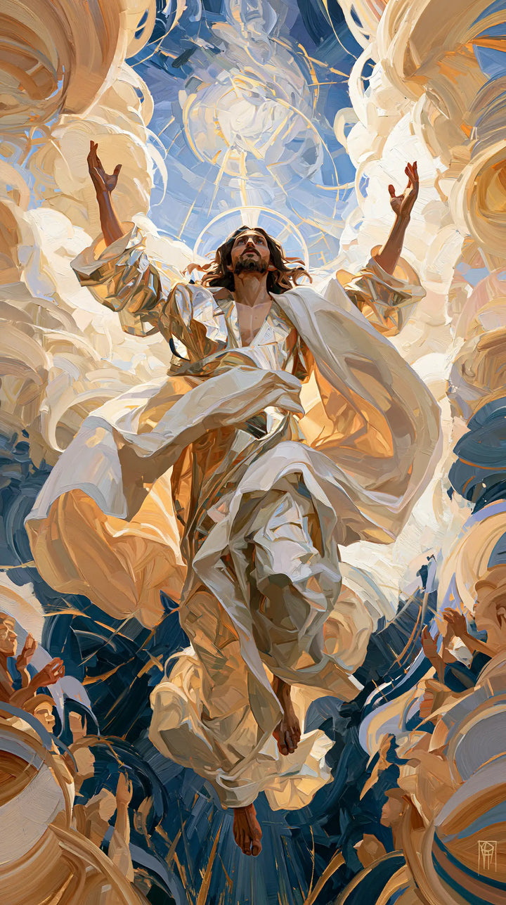 The Ascension of Jesus Christ - Expressionist · Portrait n° 3