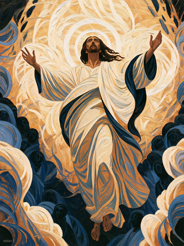 The Ascension of Jesus Christ - Expressionist · Portrait n° 10