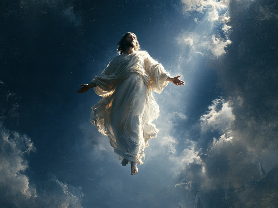 The Ascension of Jesus Christ - Midnight Blue Chiaroscuro · Landscape n° 6
