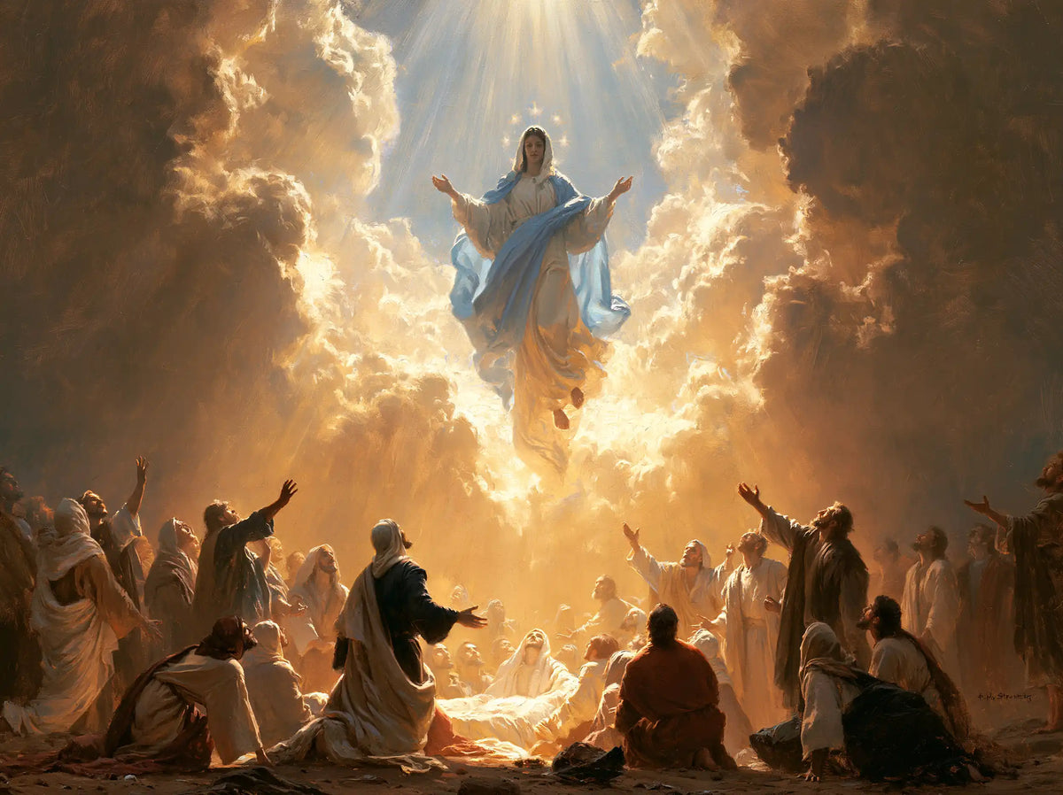 L’Assomption de Marie — La Porte d’or entre les nuées