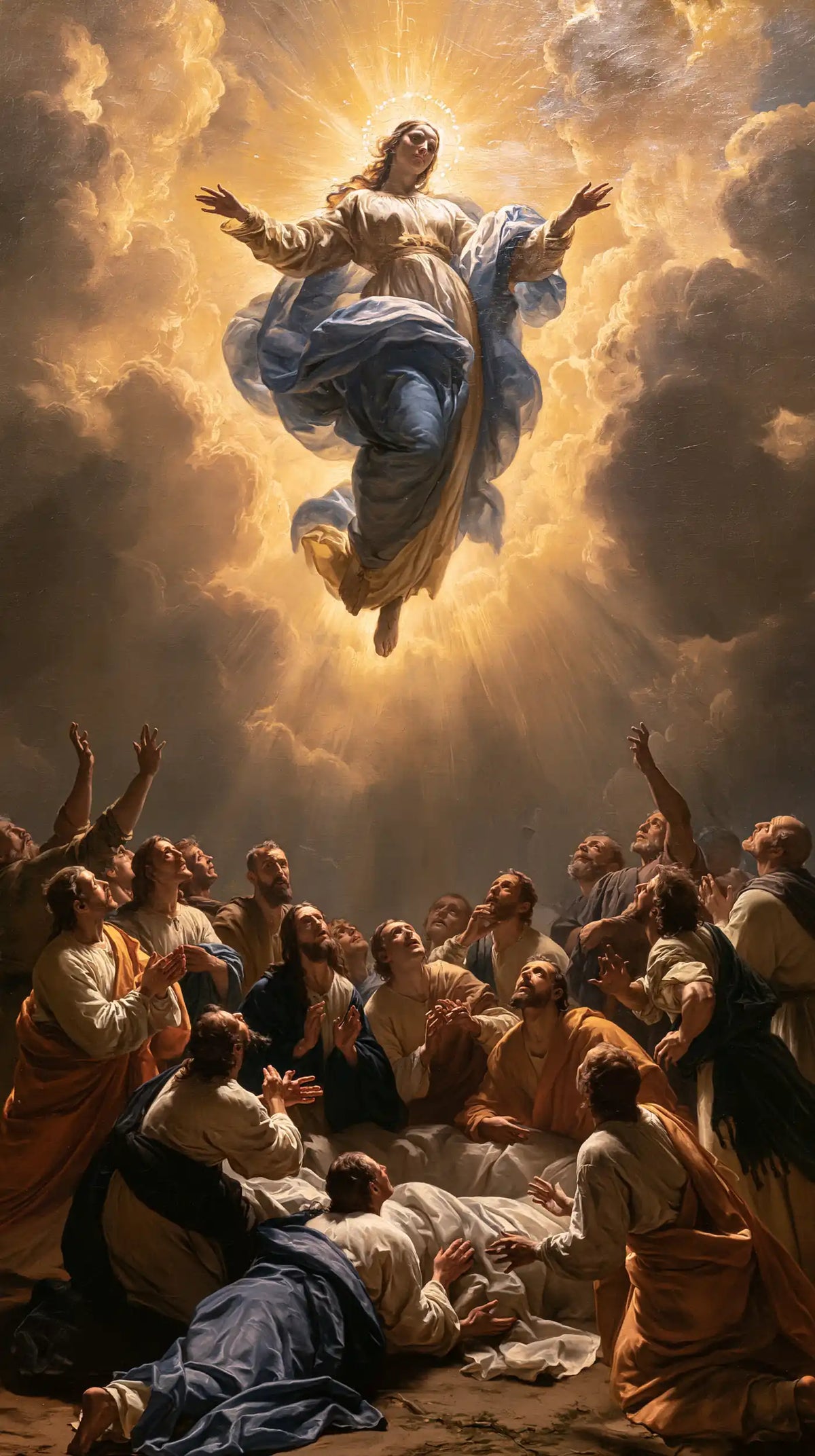 L’Assomption de Marie — Les Témoins au pied de la gloire