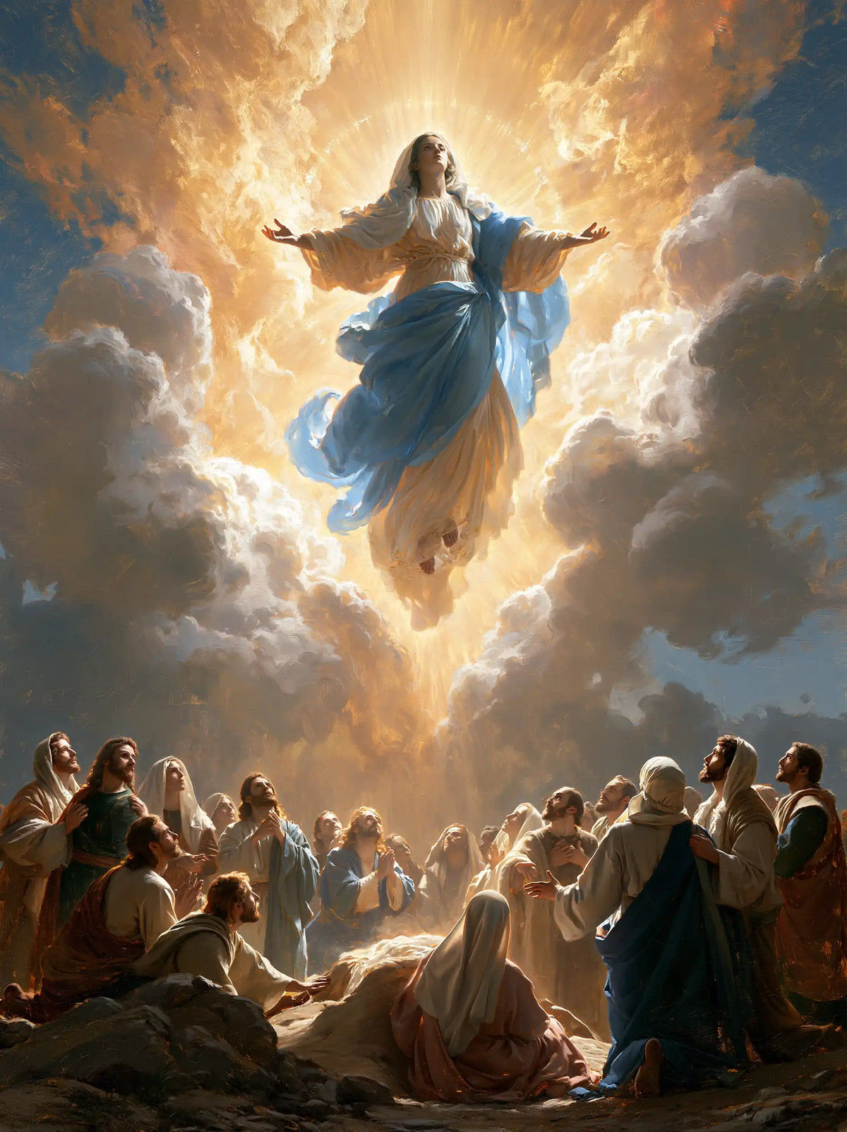 L’Assomption de Marie — L’Azur dans la déchirure lumineuse