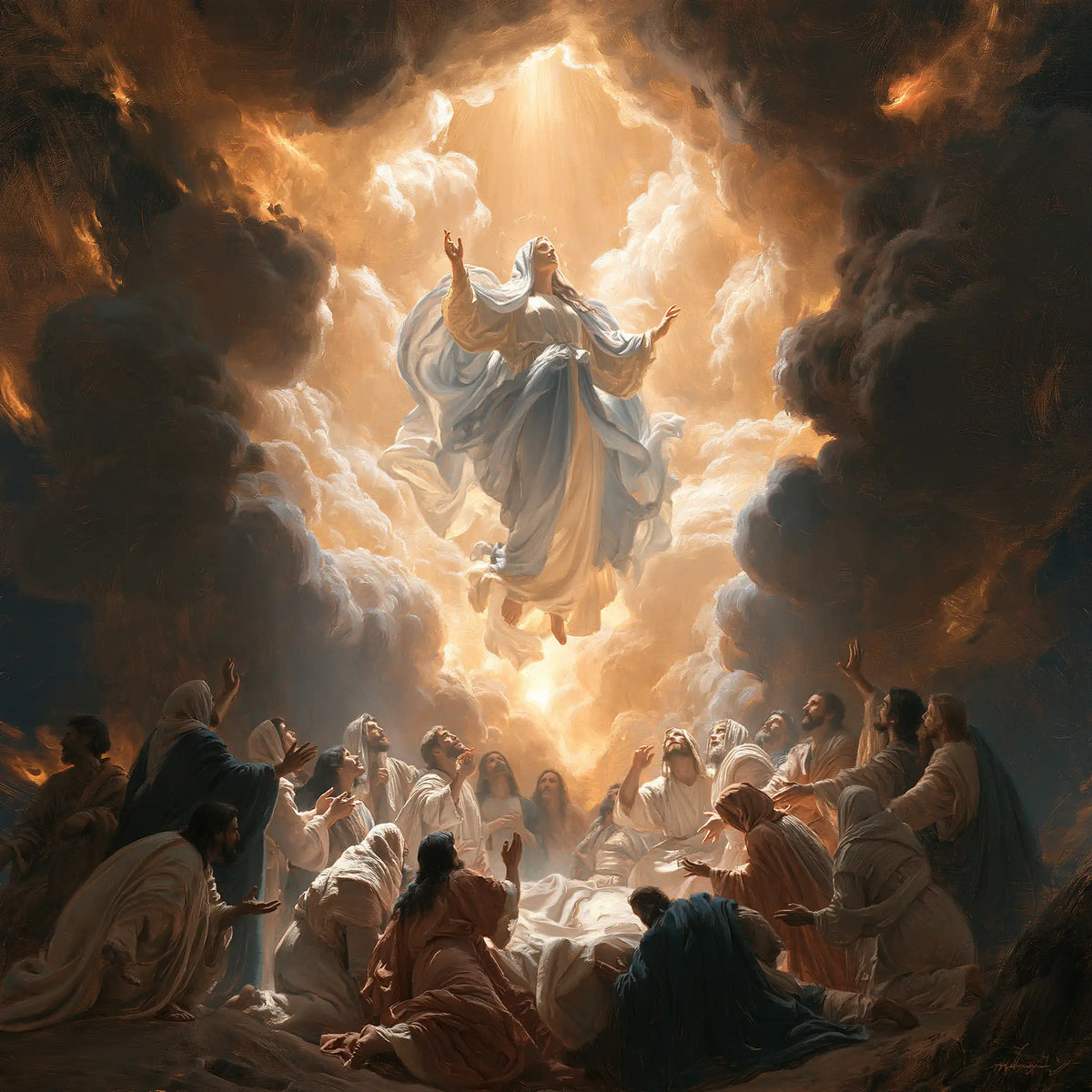 L’Assomption de Marie — Le Passage entre les murailles d’ombre