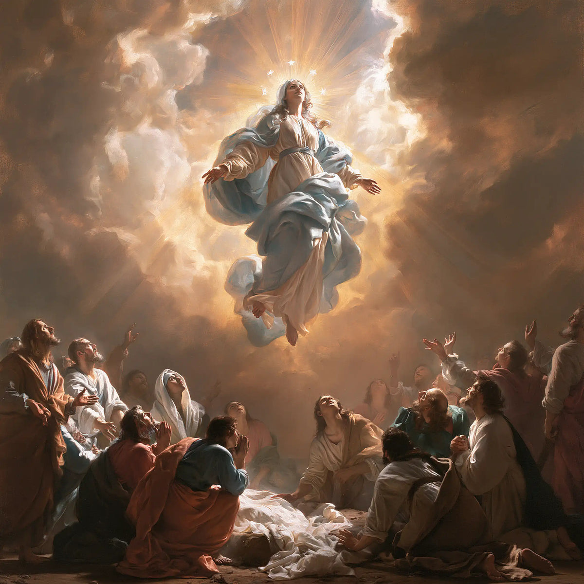 L’Assomption de Marie — Les Plis bleus au-dessus de l’attente