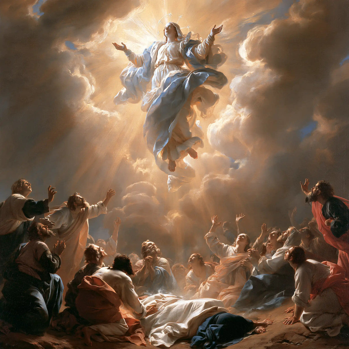 L’Assomption de Marie — L’Envol sous les regards tendus