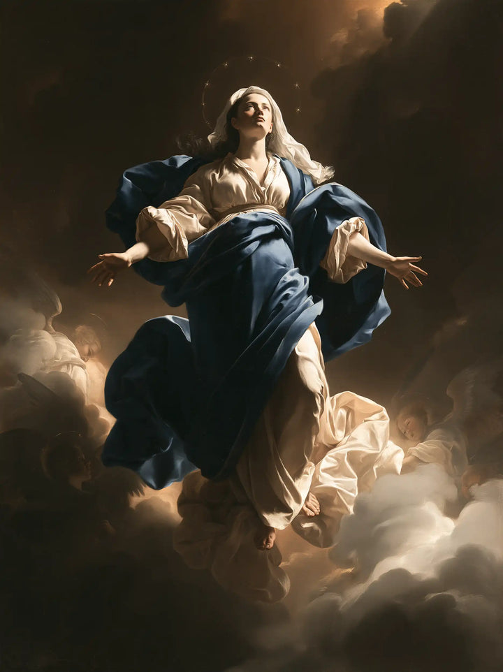 L’Assomption de Marie — Le Bleu porté par l’écume claire