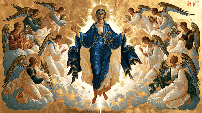 L’Assomption de Marie — La Paix au milieu des nuages d’émail