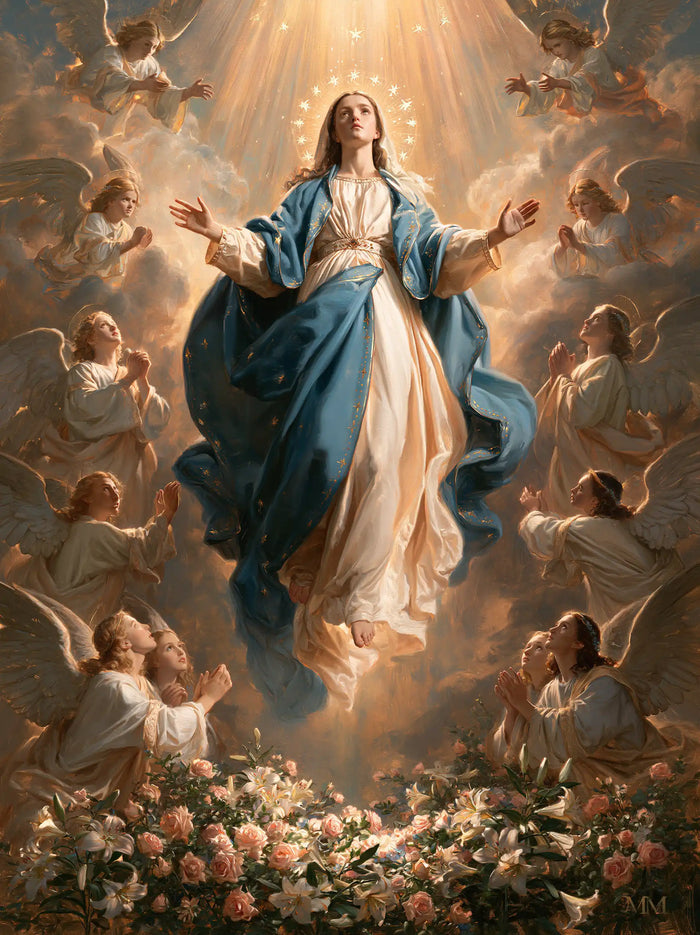 L’Assomption de Marie — La Longue Robe et le jardin lumineux