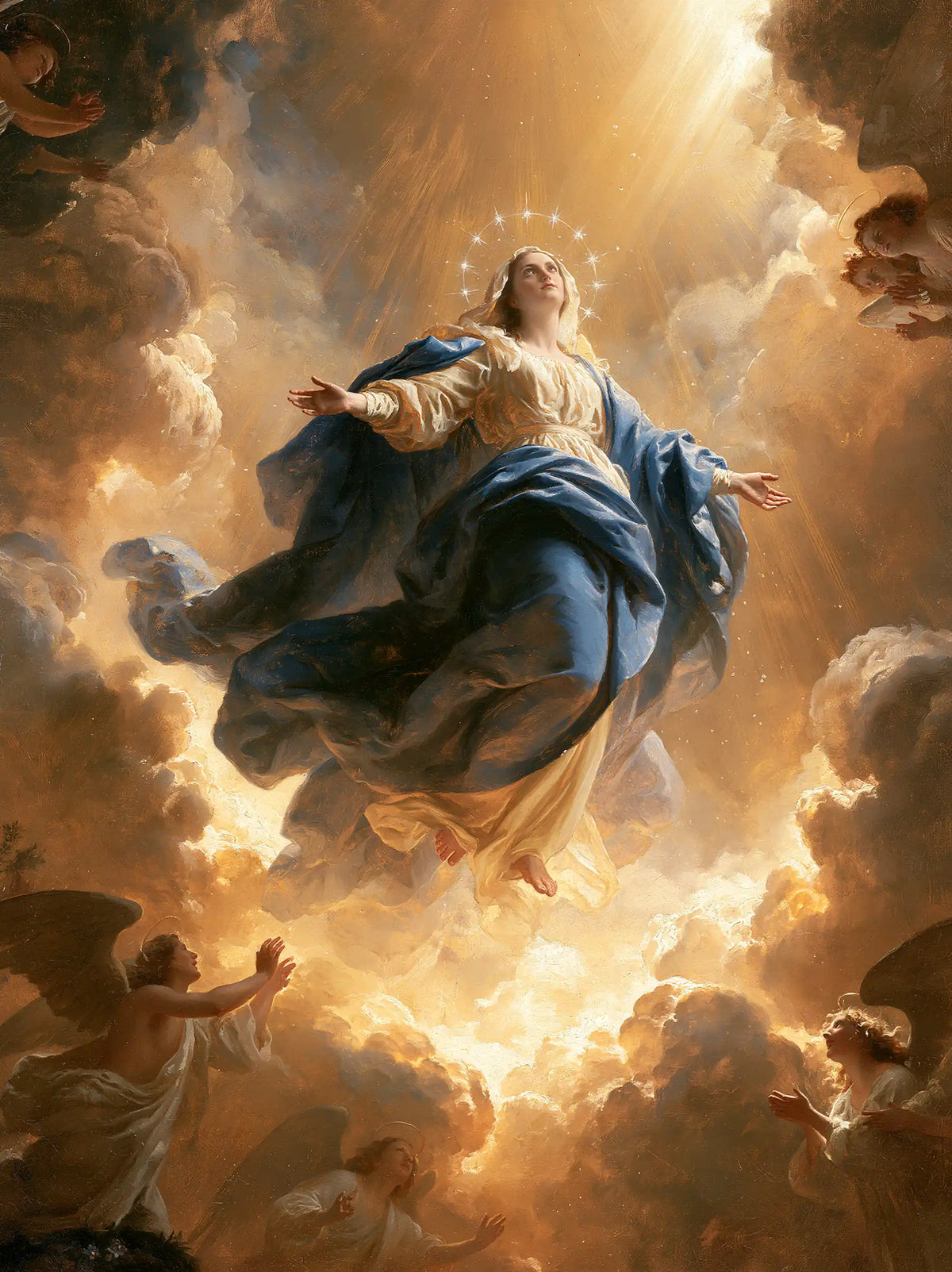 L’Assomption de Marie — Les Étoiles dans le souffle solaire