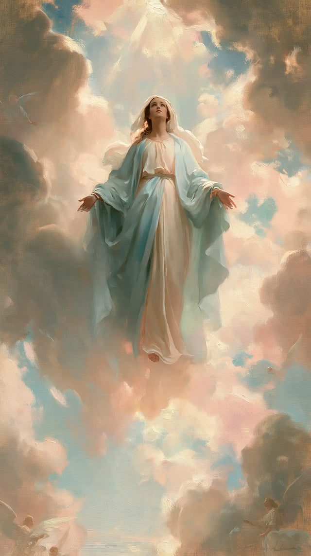 L’Assomption de Marie — Le Voile vert d’eau de l’aurore