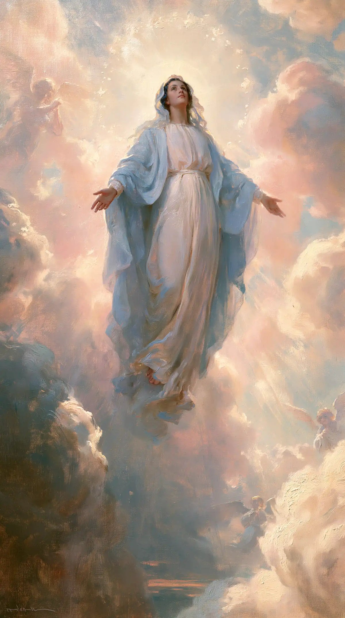 L’Assomption de Marie — La Robe rose dans l’air céleste