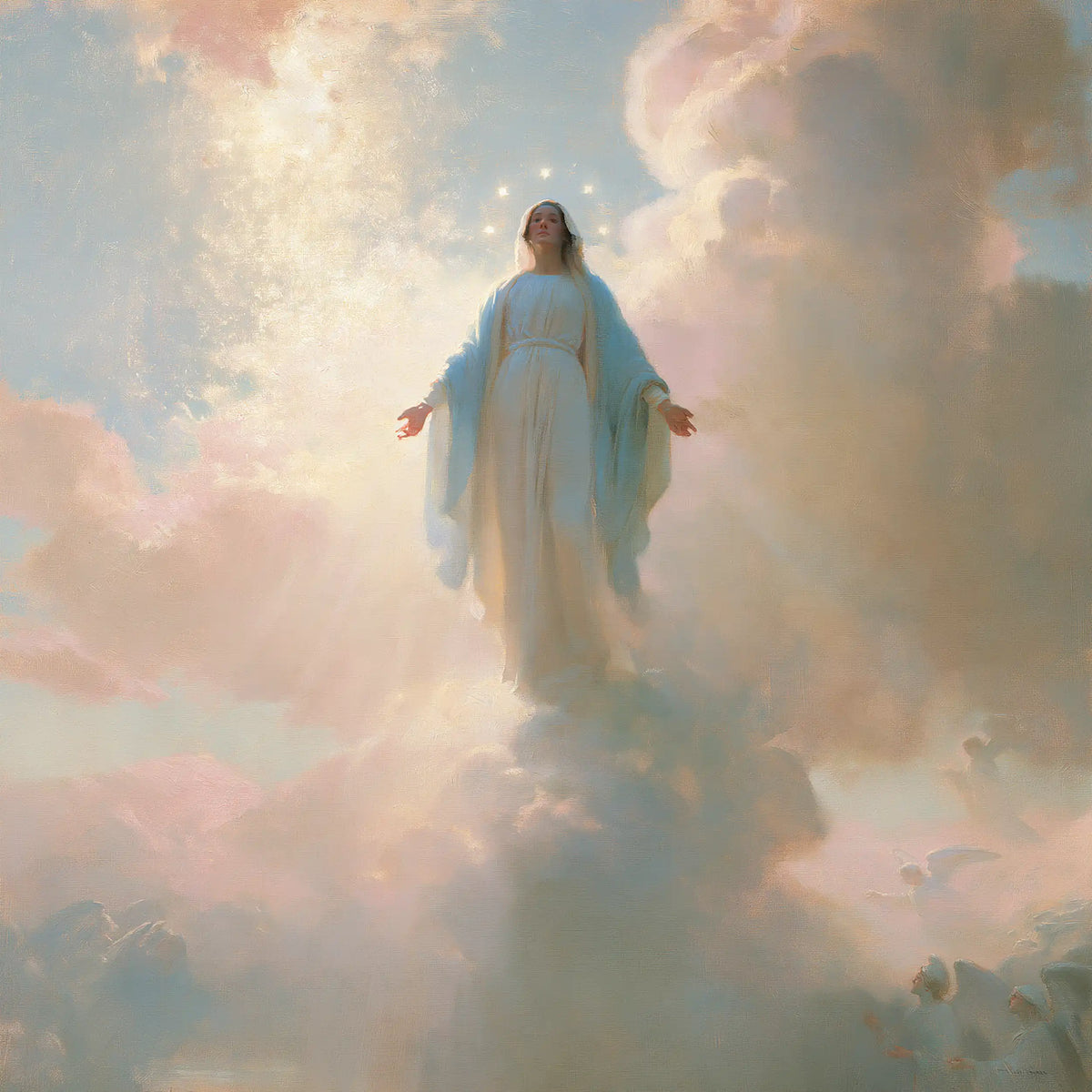 L’Assomption de Marie — La Paix dans la brume de rose