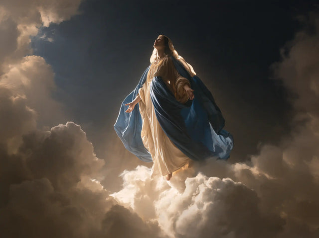 L’Assomption de Marie — Le Profil dans le grand ciel bleu