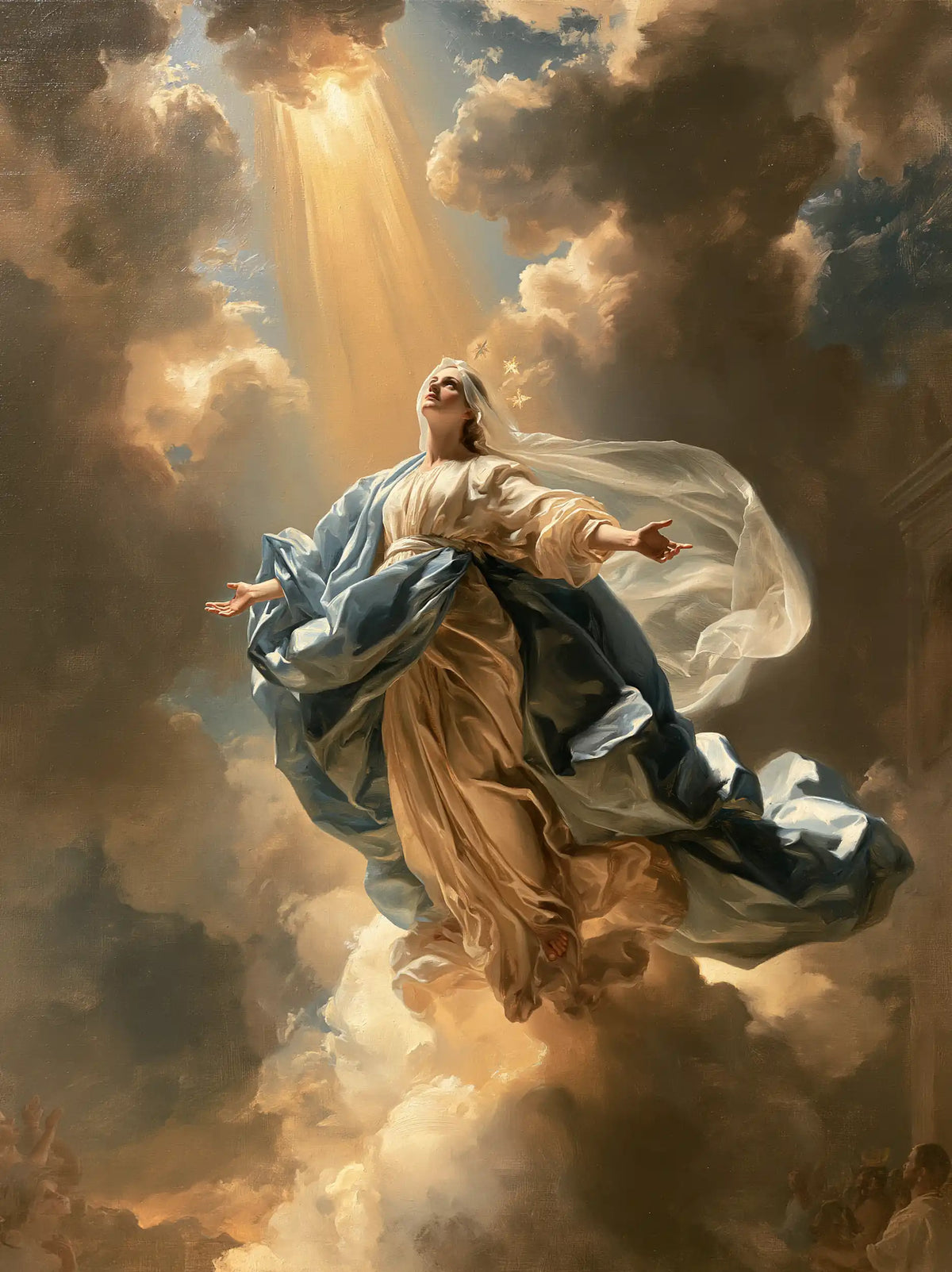 L’Assomption de Marie — Le Voile emporté sous la pluie d’or