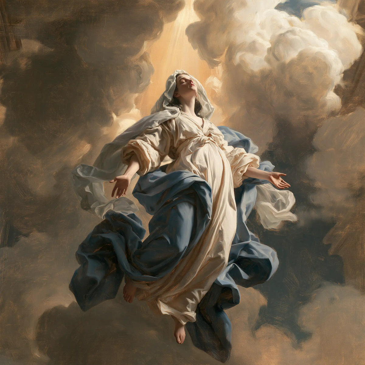L’Assomption de Marie — Le Tourbillon dans la lumière de pierre