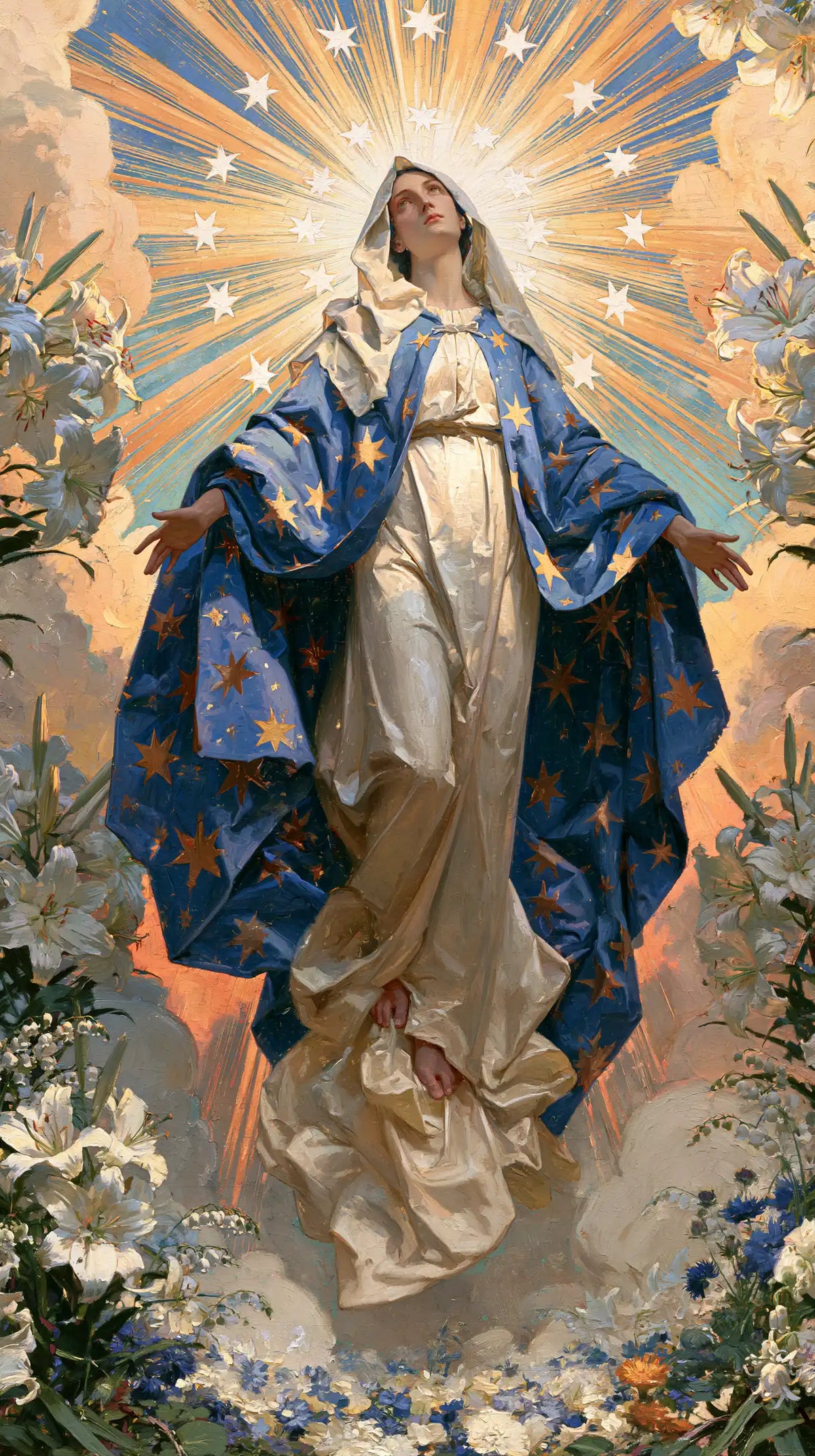L’Assomption de Marie — La Gloire aux rayons de nacre