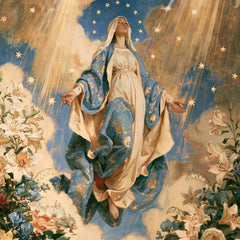 L’Assomption de Marie — La Broderie sous l’averse d’or