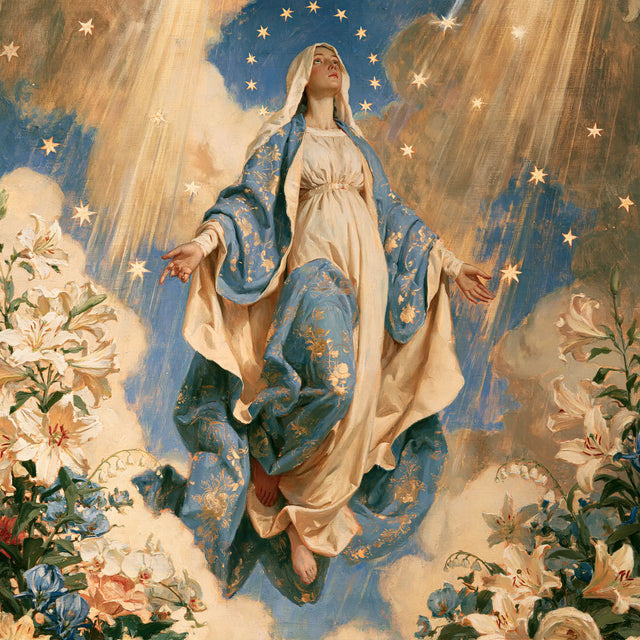 L’Assomption de Marie — La Broderie sous l’averse d’or