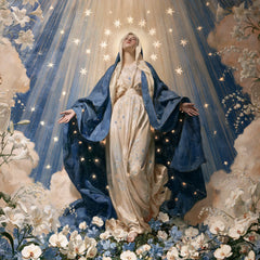 L’Assomption de Marie — Le Rideau bleu des clartés fines