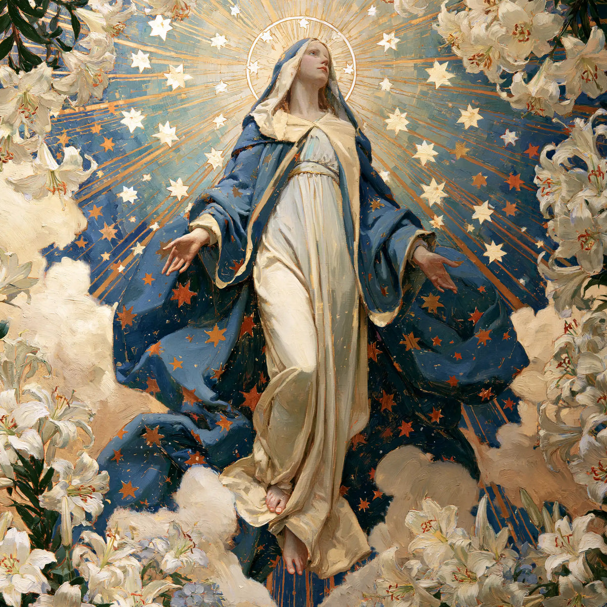 L’Assomption de Marie — Les Astres dans la bordure fleurie