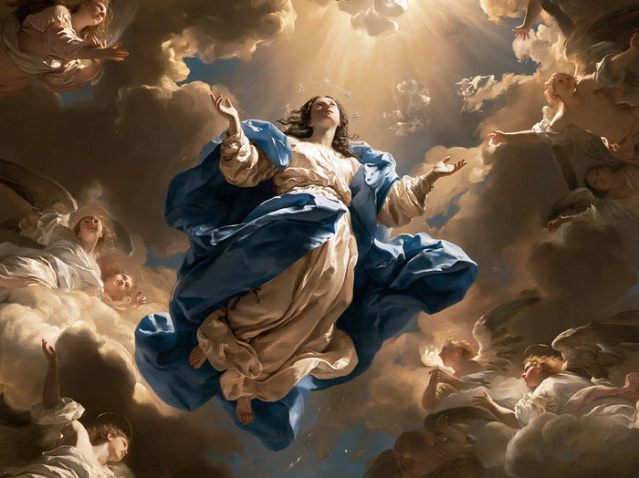 L’Assomption de Marie — La Main vers l’ouverture dorée