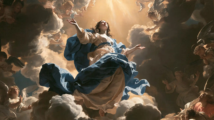 L’Assomption de Marie — Le Vent au-dessus des nuages lourds