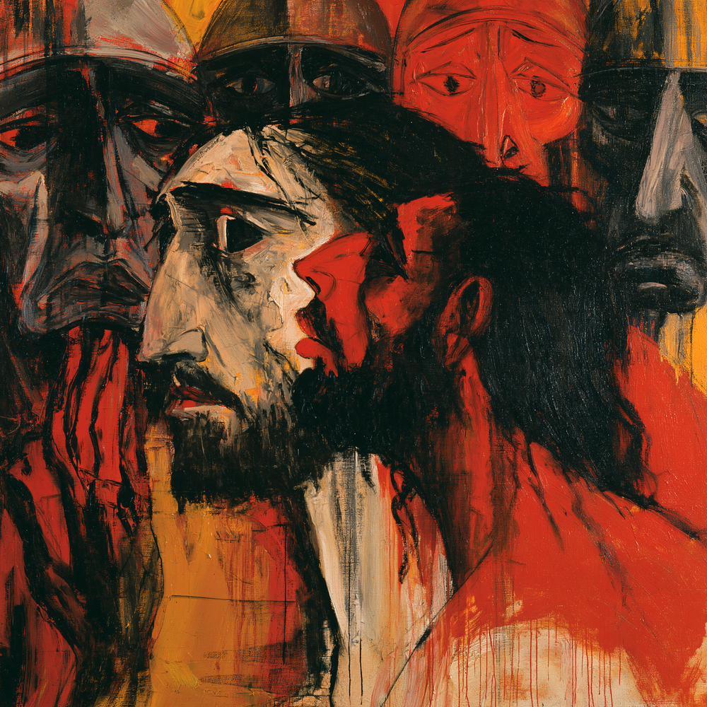 La Trahison de Judas — Expressionniste · Carré n° 4 — art chrétien
