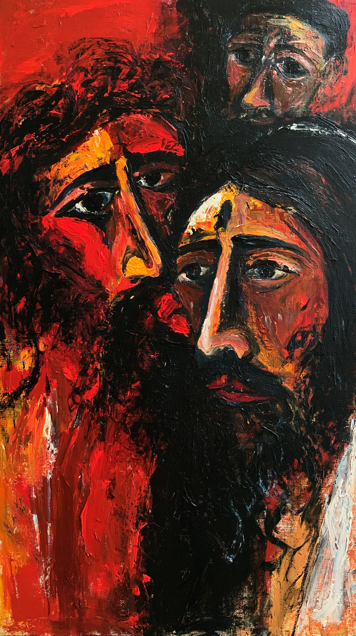 La Trahison de Judas — Expressionniste · Portrait n° 4 — art chrétien