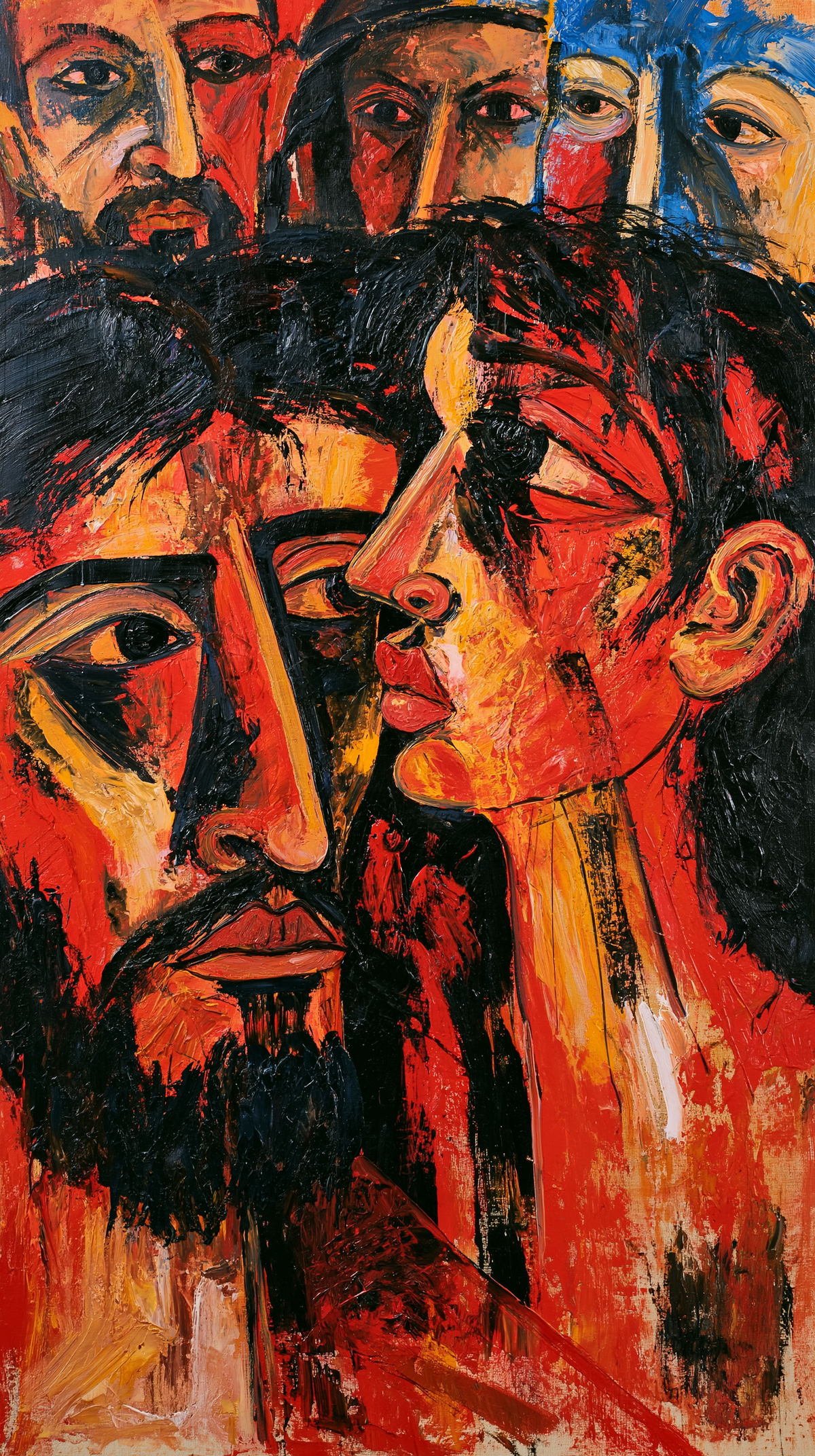 La Trahison de Judas — Le Baiser sous la frise des regards