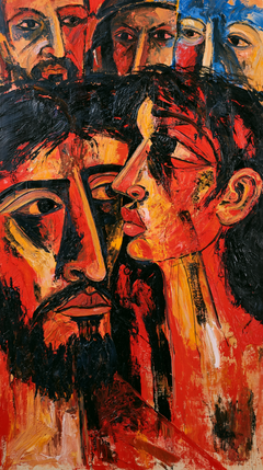 La Trahison de Judas — Le Baiser sous la frise des regards