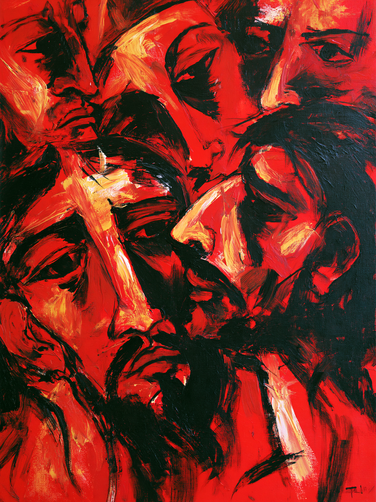 La Trahison de Judas — Expressionniste · Portrait n° 8 — art chrétien