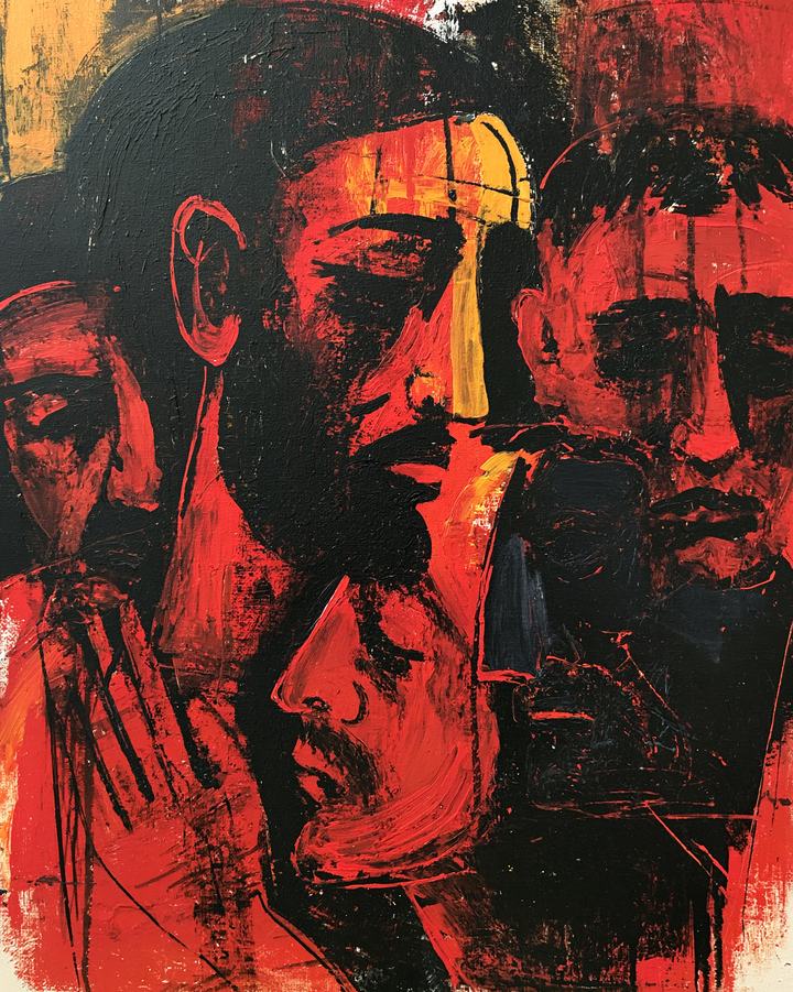 La Trahison de Judas — Le Visage élevé au-dessus de l’étreinte