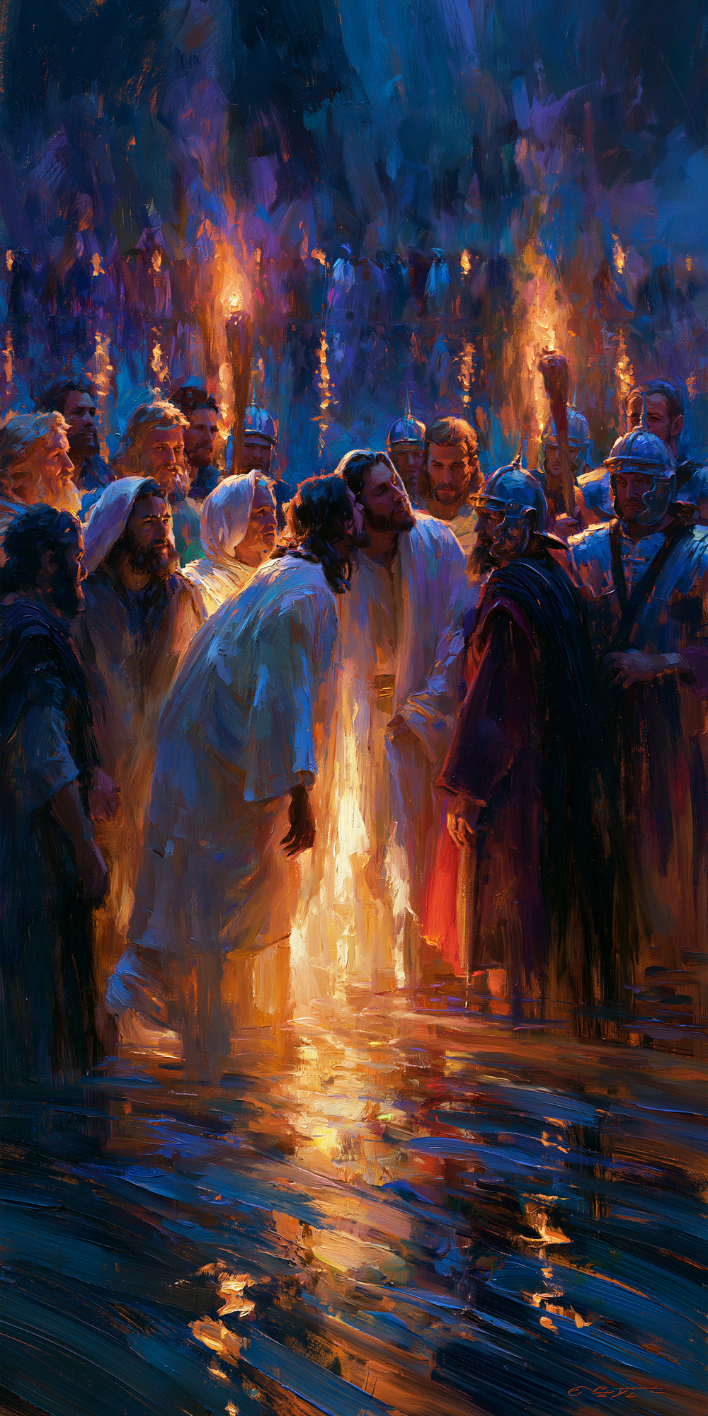 La Trahison de Judas — Impressionniste · Portrait n° 1 — art chrétien
