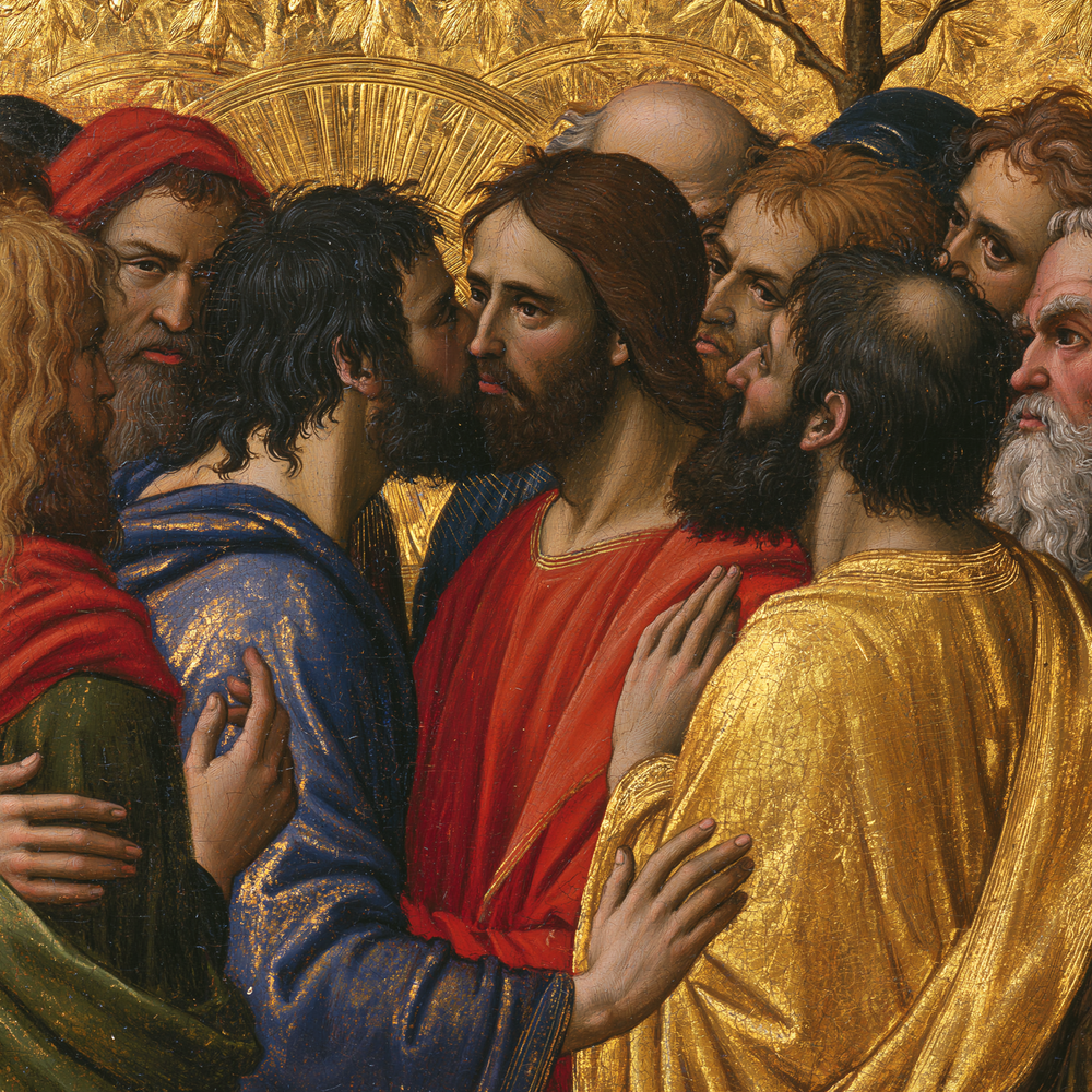La Trahison de Judas — Sacré doré · Carré n° 1 — art chrétien