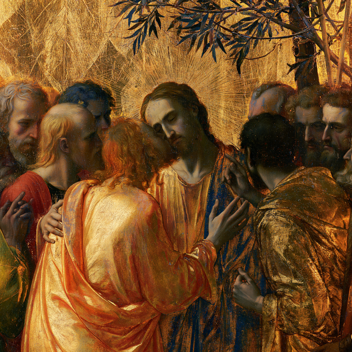 La Trahison de Judas — Sacré doré · Carré n° 2 — art chrétien