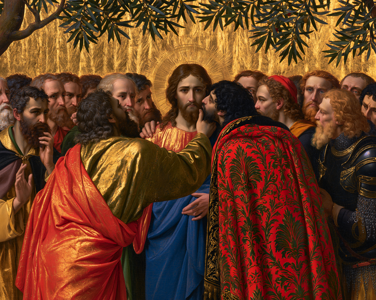 La Trahison de Judas — Sacré doré · Paysage n° 3 — art chrétien