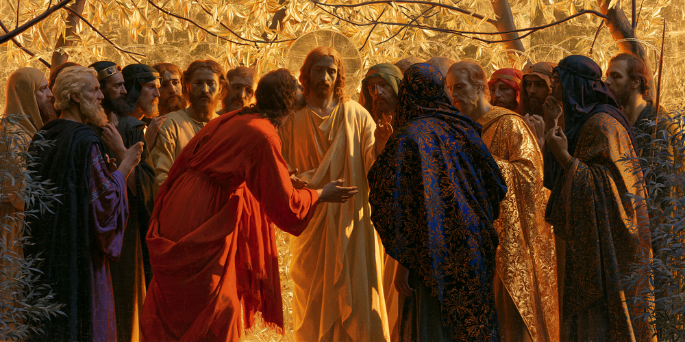 La Trahison de Judas — Sacré doré · Paysage n° 8 — art chrétien