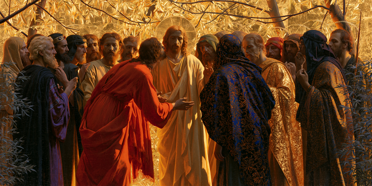 La Trahison de Judas — Sacré doré · Paysage n° 8 — art chrétien