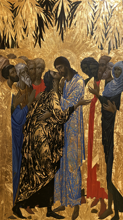 La Trahison de Judas — Les Silhouettes sous les feuilles d’or